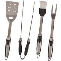 stainless steel bbq tool set, 4 pc