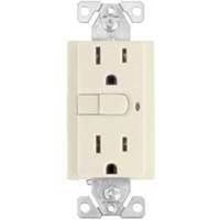 aspire gfci duplex outlet, sand