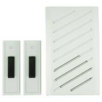 plug-in musical door chime, white