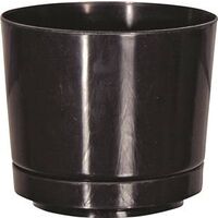 High Gloss Full Depth  Planter, Black 12in.