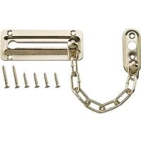 Chain Door Guard, Polished Brass