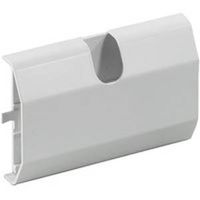chair rail egress fitting, white