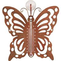 butterfly outdoor thermometer