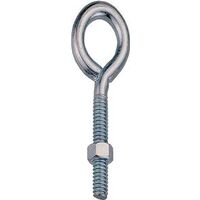 Eye Bolts with Nuts, 5/16in. x 4in. Stainless Steel