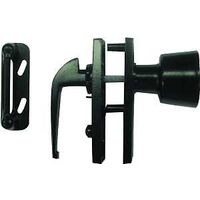 tulip knob latch black