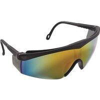 CUDAS Black Safety Glasses, Sunburst Lens