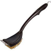 4530259 - DELUXE LG GRILL BRUSH - BRASS