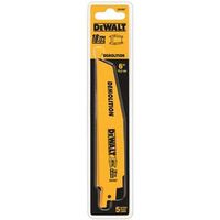 demolition reciprocating blade, 6in. 18 tpi