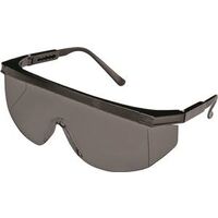 Sierra Black Safety Glasses, Gray Lens
