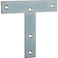 T Plate, 5in. x 5in.Zinc Plated