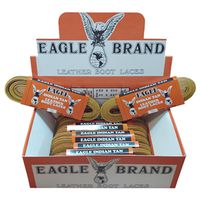 leather boot laces, 72in.    