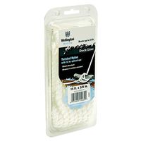 4540159 - DOCK LINE 3/8X15 NYLON WHITE