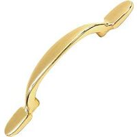 Polished Brass Pull, 3in.