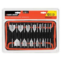 4557682 - 13PC SPADE BIT SET W/SOFTCASE