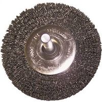 crimped radial wire end brush, 3in.
