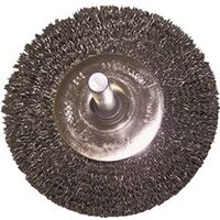 Crimped Radial Wire End Brush, 3"