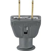 2 wire rubber plug black   