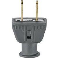 2 wire rubber plug black   