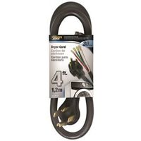 4560926 - DRYER CORD 10/4 SRDT BLACK 4FT