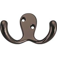 4571782 - ANT NICKL DBL PRONG ROBE HOOKS