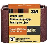 Medium Sanding Belt, 3in. x 18in. Medium Grit