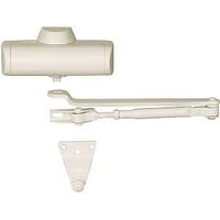 Door Closer, 85 Lb Ivory