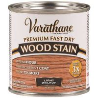 varathane wood stain, light walnut 1/2 pt