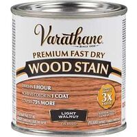 Varathane Wood Stain, Light Walnut 1/2 Pt