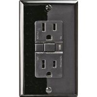 GFCI Outlet, 15 Amp 125V Black