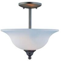 Boston Harbor Two Light Ceiling Fixture, Pewter