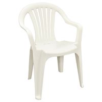 4660536 - WHITE LOW BACK CHAIR