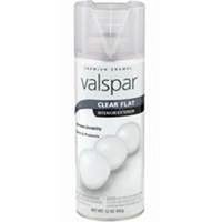 enamel flat spray paint, clear