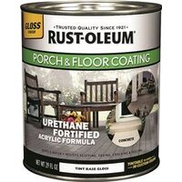 Rustoleum Gloss T-Base Porch & Floor Coating, 1 Qt Clear