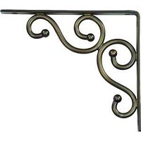 Traditional Shelf Bracket, 7in. x 8in. Bronze