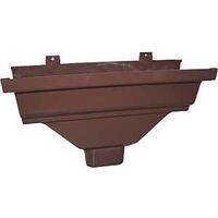 2in. x 3in. Brown Gutter Drop Outlet  