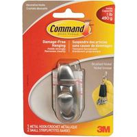 Command Forever Classic FC11-BN-C Small Adhesive Hook