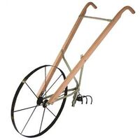 Garden Cultivator with Wooden Handles, 5 Tine