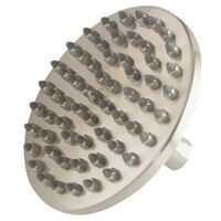 sunflower shower head, brushed nickel 6in.