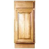 One Door Base Cabinet, Oak 15in.