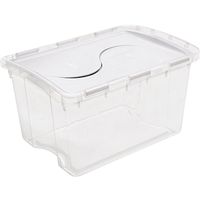 4717708 - TOTE 48QT CLEAR/BLUE