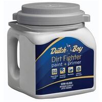 Exterior Latex Paint, 1 Gal Semi-Gloss White