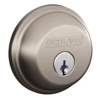 4734000 - 1-CYLINDER DEADBOLT K4 S NICKL