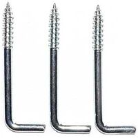 steel square bend hook zinc, 2 5/8in.