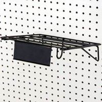 pegboard circular saw shelf, black