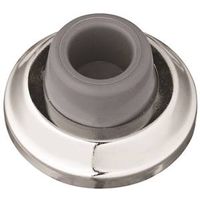 concave wall door stop, chrome