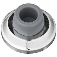 concave wall door stop, chrome