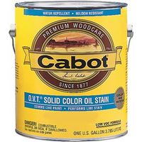 cabot voc solid color oil stain, 1 gal cordovan brown
