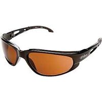 Black Frame Safety Glasses with Copper Lens