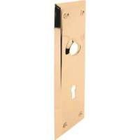 door escutcheon plates, brass plated