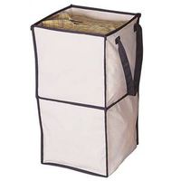double fold canvas storage box, 23in.